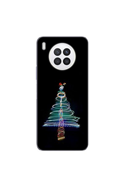 OEM Husa compatibila cu Huawei Nova 8i Silicon Gel Tpu Model Craciun Brad Neon