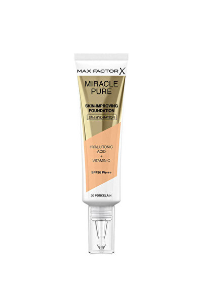 Max Factor MIRACLE PURE LIQUID MAKE UP SPF30 PORCELAIN 30ML