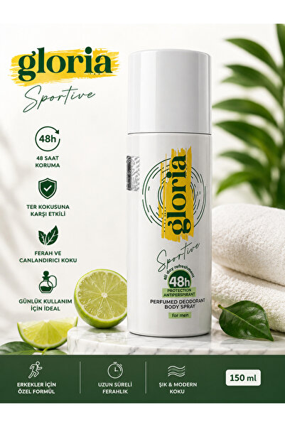 Gloria Parfümlü Deodorant Body Spray 150 ml