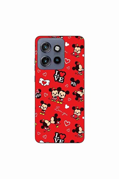 OEM Husa compatibila cu Motorola Edge 50 Neo Silicon Gel Tpu Model Mickey Lov...