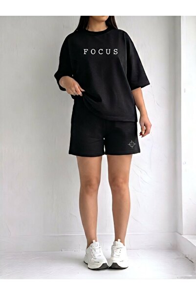 EFFRENATU Unisix Oversize Basic T-Shirt and Wide Leg Sweatpants Set |   Comfo...