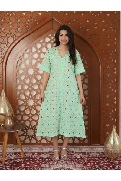 badela Gelabah Midi Cotton Treated Against Shrinkage