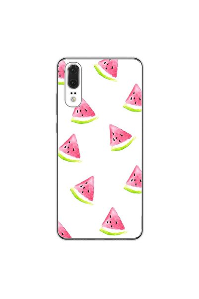 OEM Case compatible with Huawei P20 Silicone Gel Tpu Model Summer Slices