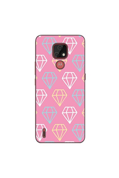 OEM Husa compatibila cu Motorola Moto E7 Silicon Gel Tpu Model Diamond Patter...