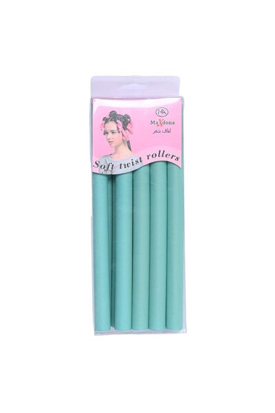 MAXDONA Soft Twist Hair Rollers, Turquoise Blue, Set of 5 Pieces. from Maxdon...