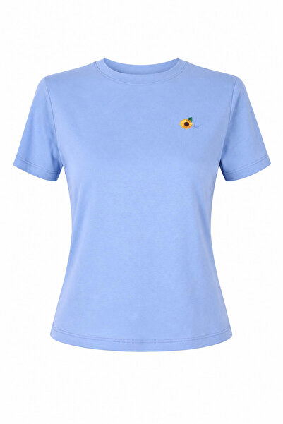 trender 6721 Daisy Blue Women's T-Shirt 26Yi40000052