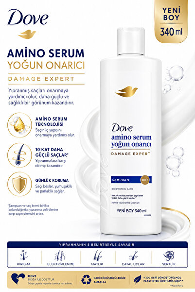 Dove Şampuan Amino Serum Yoğun Onarıcı 340ml