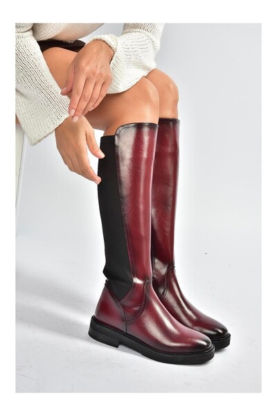 LC Waikiki Nevavm Burgundy Women's Boots V312212360