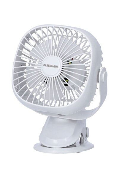 Olsenmark Rechargeable Multifunction Mini Clip Fan OMF1835 White