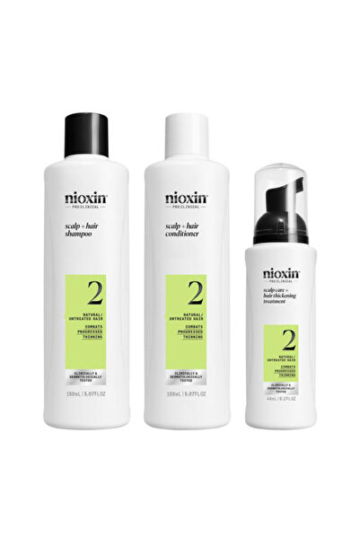 Nioxin Set Produse Profesionale de Par Impotriva Ruperii pentru Par Afectat d...
