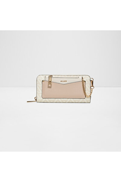 Aldo Esai Monogram Wallet & Pouch with Zip Closure