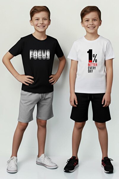 han elegant 4-dijelni letnji set za decu: kapri pantalone i majica