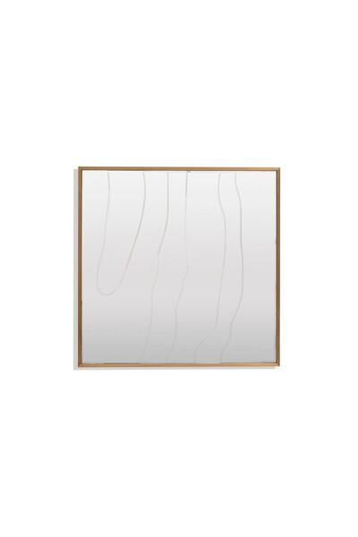 Midas Furniture WOODEN AND MIRROR 120X4X120 CM GOLD