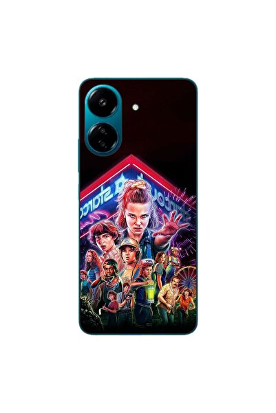 OEM Θήκη συμβατή με Xiaomi Redmi 13C 4G Σιλικόνης TPU με σχέδιο Stranger Thin...