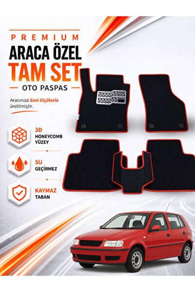 e-biz Volkswagen Polo-6N2 (2000-2001) Araca Özel EVA Oto Paspas Seti Topukluk...