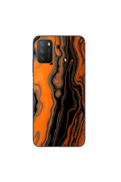OEM Case compatible with Xiaomi Poco M3 Silicone Gel Tpu Model Metallic Lava ...