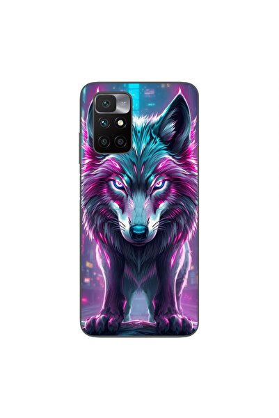 OEM Husa compatibila cu Xiaomi Redmi 10 Silicon Gel Tpu Model Cyberpunk Wolf