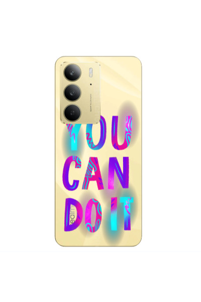Other Realme C 75 You Can Doit Transparent Silicone TPU Θήκη