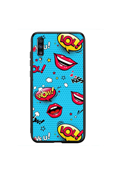 Other Samsung A70 Sticker Lol desing Black Glossy Θήκη