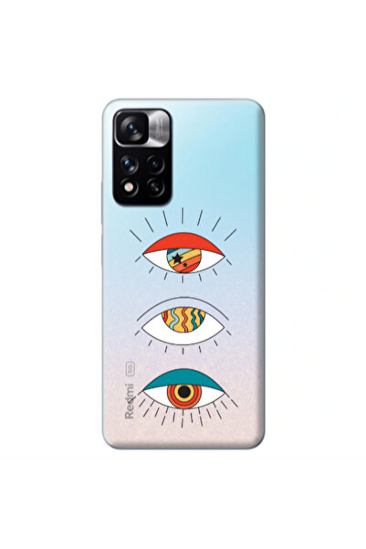 Other Xiaomi Redmi Note 11 Pro 5G 3 different eyes Transparent Silicone TPU Θήκη
