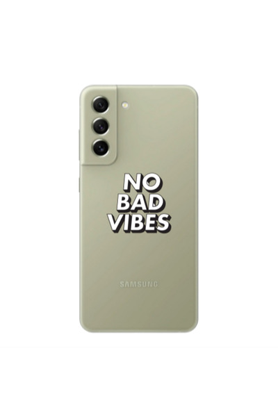 Other Samsung S21 No bad vibes Transparent Silicone TPU Θήκη