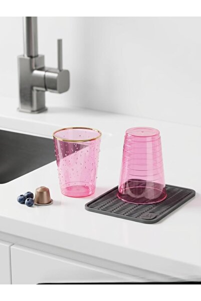 Sunny Your Bright choice Sunny Colored Reusable Plastic Cups 8oz – 25 PCS Transparent Colored Drinking Cups for Juice, Water & Soft Drinks | Recyclable BPA-Free Party Cups (Pink)