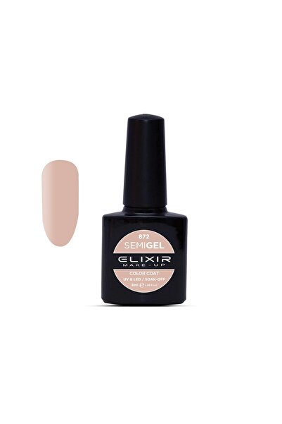 Elixir SEMI GEL (ΗΜΙΜΟΝΙΜΟ ΒΕΡΝΙΚΙ) - 872 (TAN) 8ML