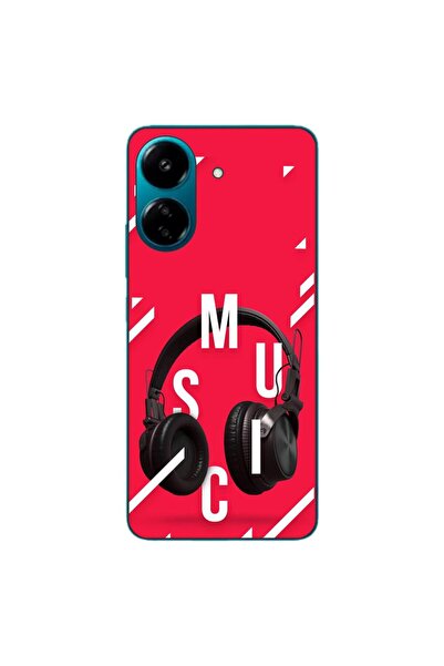 OEM Husa compatibila cu Xiaomi Redmi 13C 4G Silicon Gel Tpu Model Music Headp...