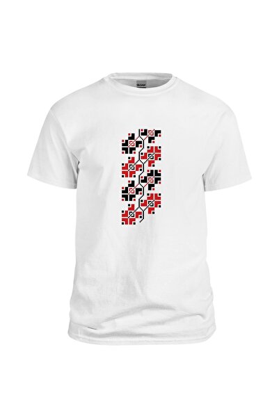 Leistung C&R t-shirt with traditional motifs from Cluj County, model 1