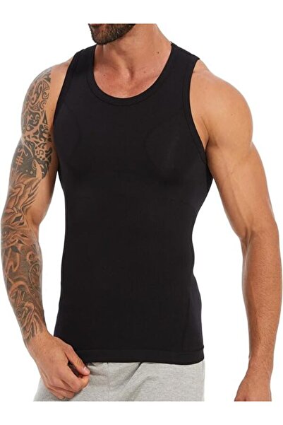 Other Tricou compresiv bărbați, maiou modelator, vestă de corp cu design în X...