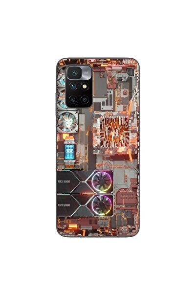 OEM Калъф, съвместим със Xiaomi Redmi 10, силиконов гел TPU, модел за дънна п...