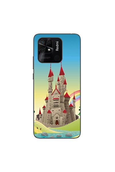 OEM Case compatible with Xiaomi Redmi 10C Silicone Gel Tpu Castle Model