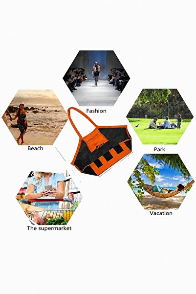 GlassySKY Sand-Proof Large Size Lightweight Folding Beach Bag Toy Bag, Vacation Sea Beach Summer