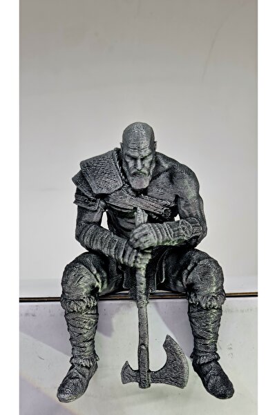 HANART Oturan kratos figür 10 cm god of war baltali