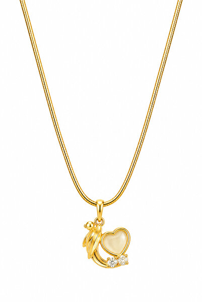Jack Ferrero Women's colorfast steel necklace 50cm