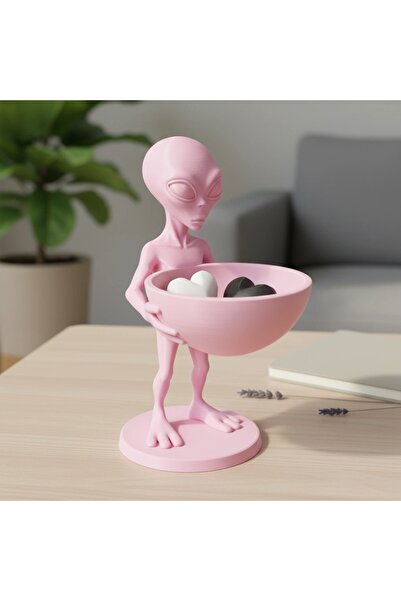 OEM Decorative Bowl Alien Figurine Organizer, 15 mm