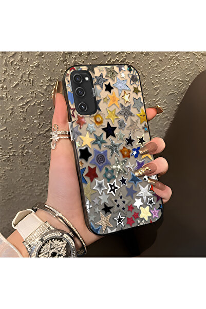 PATTERNOVA Samsung Galaxy S20 FE 4G/5G Uyumlu Yüksek Kaliteli Yıldız ve Ay De...