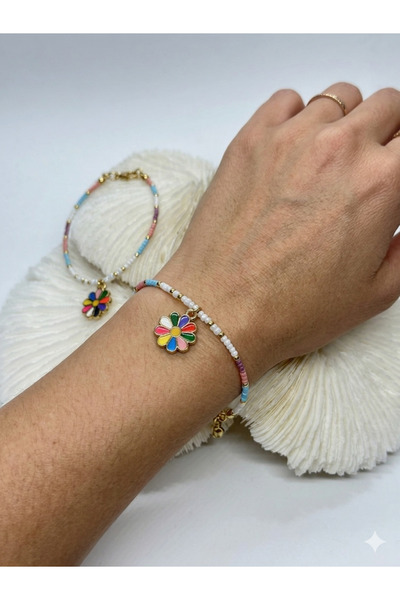 gemsartdeco Floral bijouterie bracelet