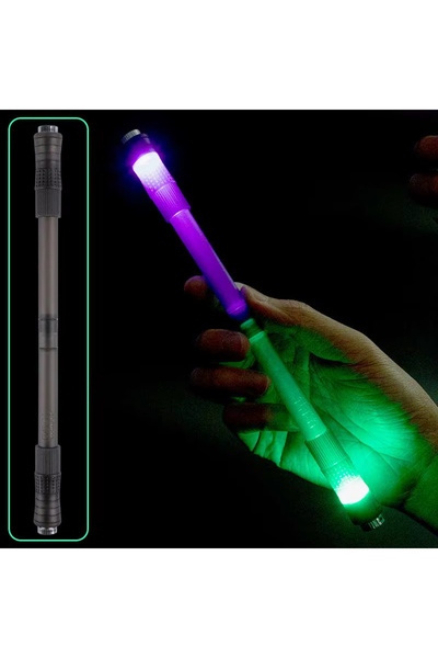 LightDance IşıkDans 7 Renkli LED Işıklı Döner Kalem - Çocuklar için Eğlenceli...