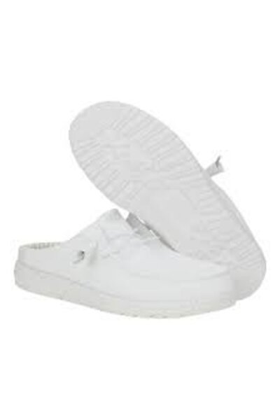 HEY DUDE 198410107126 Wally Slip Stretch Sox 43103 100 White ERKEK 43-44
