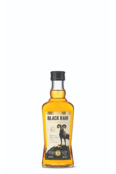 Blackram Whisky Black Ram, Amestec Premium, 3 ani învechit, 40% alcool, 0,2 l