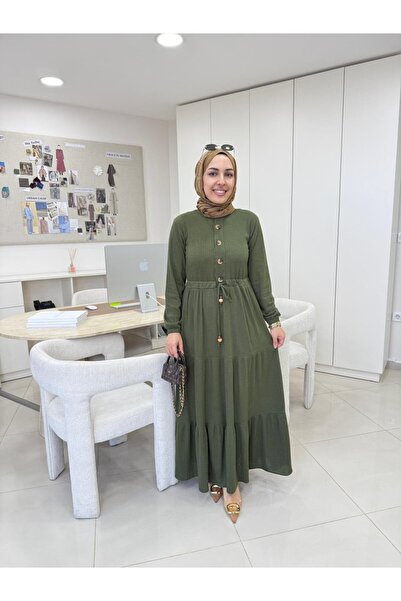 Tafetta Yonca Elbise