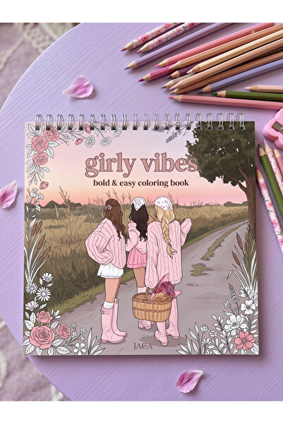 JACA Cozy serisi Boyama Kitabı +40 Sayfa (21x21cm)
