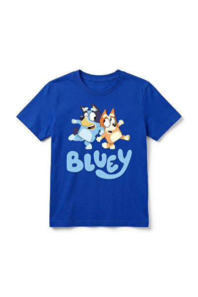 URBANTRENDSTORE Bluey majica sa printom, unisex, za devojčice i dečake, bicik...
