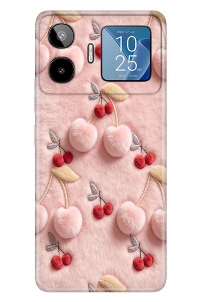 General Mobile GM 26 Pro (G903) Kılıf Kiraz-79990 Temalı Desenli Darbe Emici ...