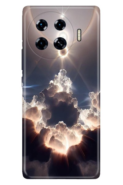 TECNO Spark 20 Pro+ Plus Kılıf Bulutların Oyunu Temalı Desenli Darbe Emici Si...