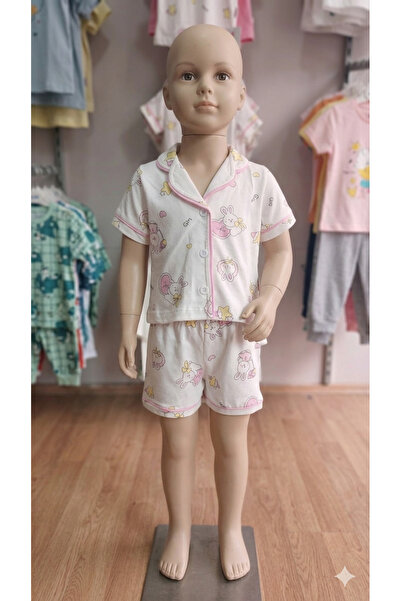 dolaş kids طقم بيجامة للأطفال مع شورت