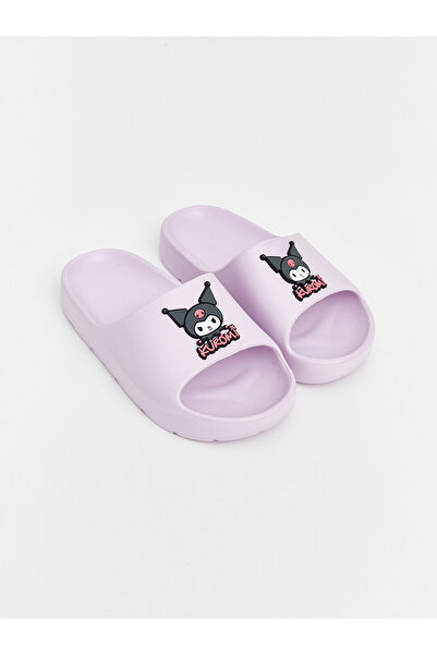 LC Waikiki Two Mt Shop Quality Lcw Steps Lilac Girls' Slippers
