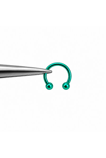 Dragon Cerrahi Çelik Çift Toplu Halka Piercing