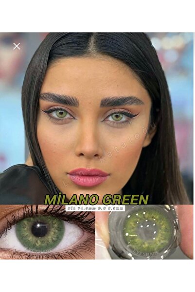 EYESSTORE MİLANO GREEN DOĞAL GÖRÜNÜMLÜ YEŞİL GÖZ LENSİ 12 AY KULLANIM SÜRELİ